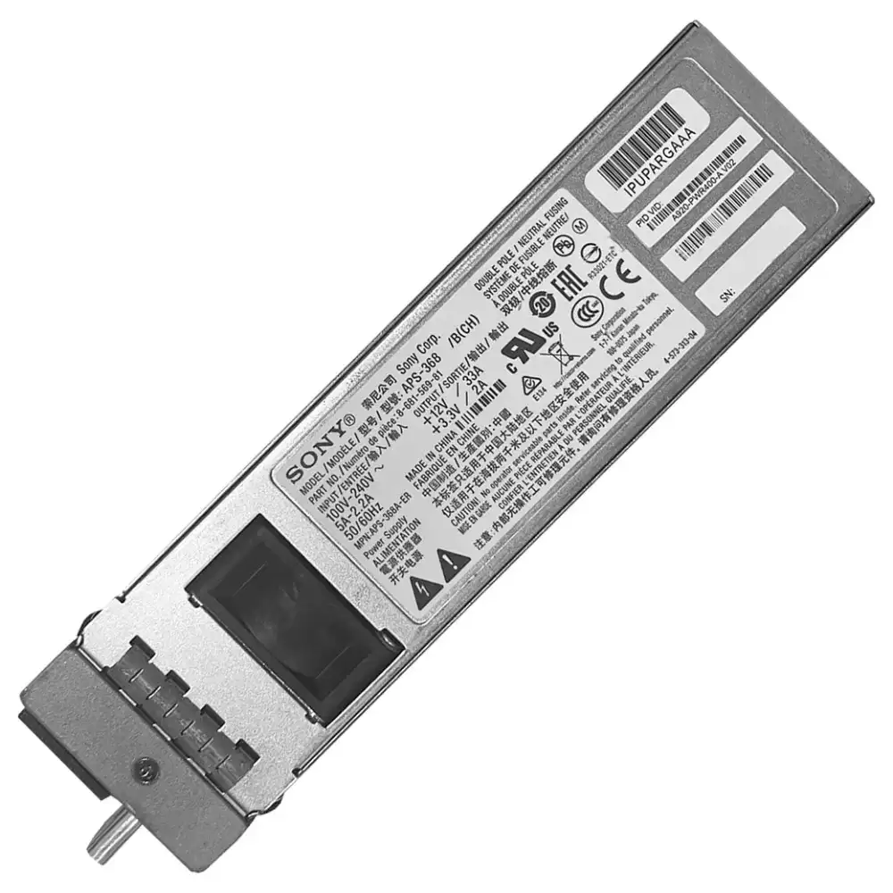 Cisco A920-PWR400-A 400-Watts 80 Plus Gold AC Power Supply for ASR 920 Series