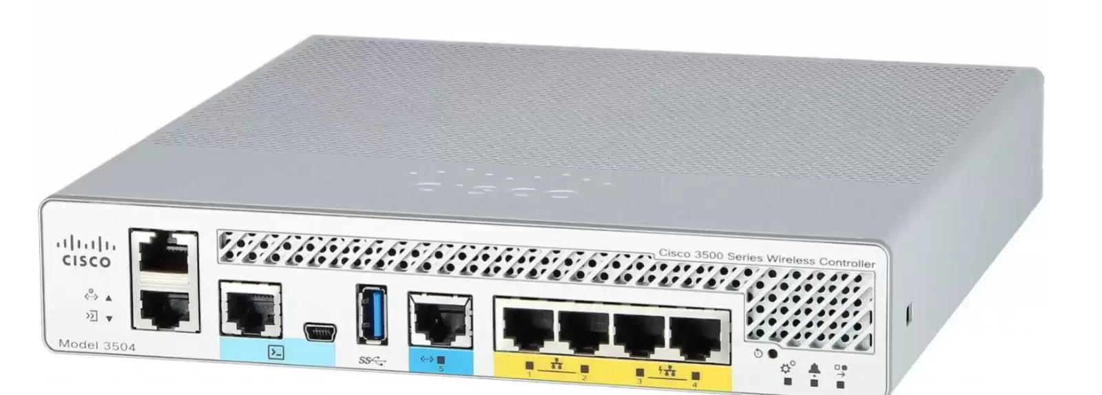 Cisco AIR-CT3504-K9 3504 4-Ports 4GbE Ethernet Wi-Fi 5 Rack Mountable Desktop Wireless LAN Controller