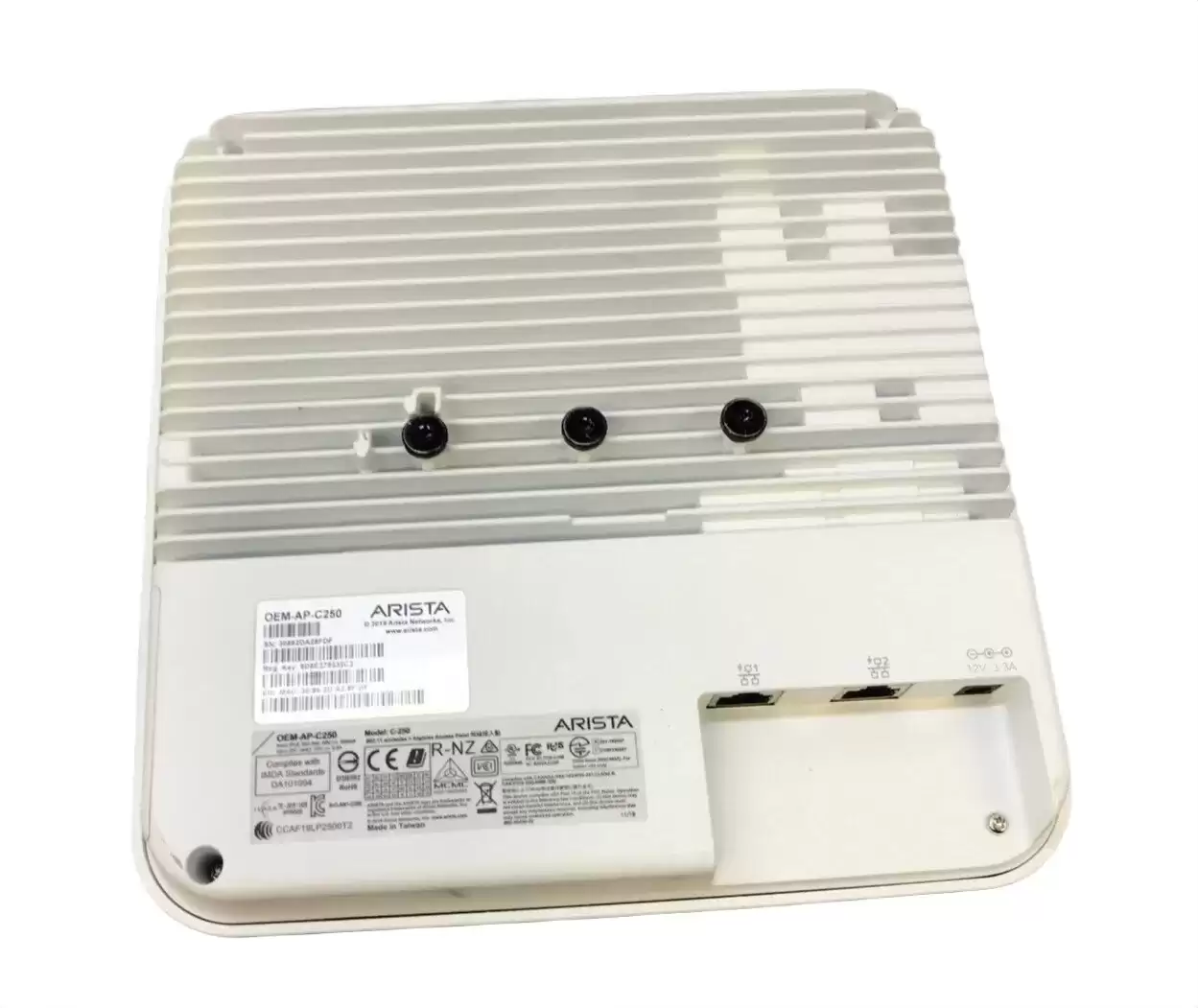 Arista AP-C250 C-250 Dual-Band 5GHz 8x8 Tri Radio 802.11ax Wi Fi-6 Wall Mountable Wireless Access Point