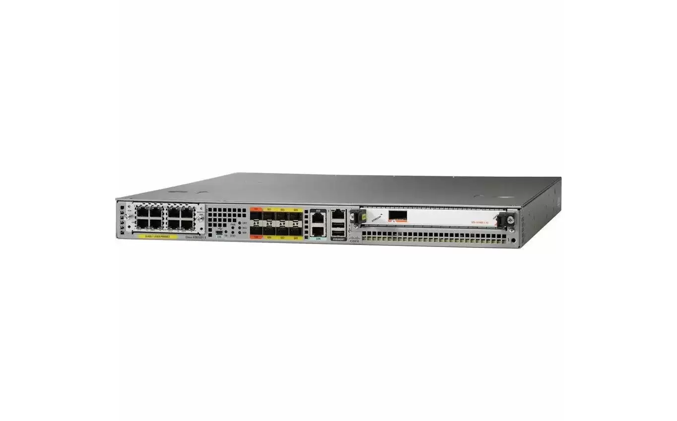 Cisco ASR1001X-AES-AX ASR 1000 6-Ports 1GbE SFP Rack Mount Managed Aggregation Services Router