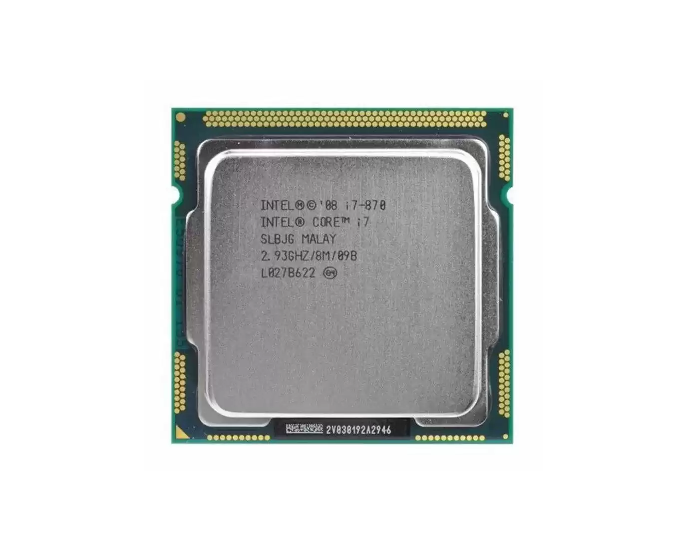 Intel BV80605001905AI Core i7-870 Quad-Core 2.93GHz 2.5GT/s DMI 8MB Socket LGA1156 Processor