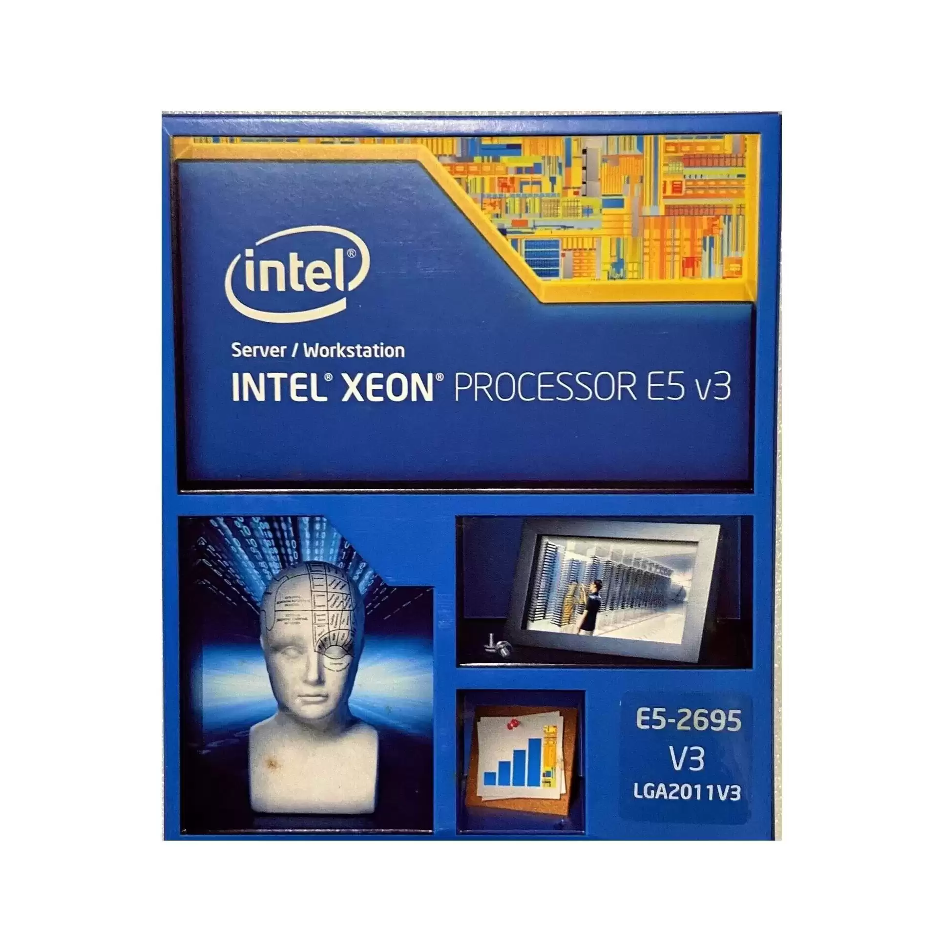 Intel BX80644E52695V3 Xeon E5-2695 v3 14-Core 2.30GHz 9.60GT/s QPI 35MB Socket LGA1511 Processor