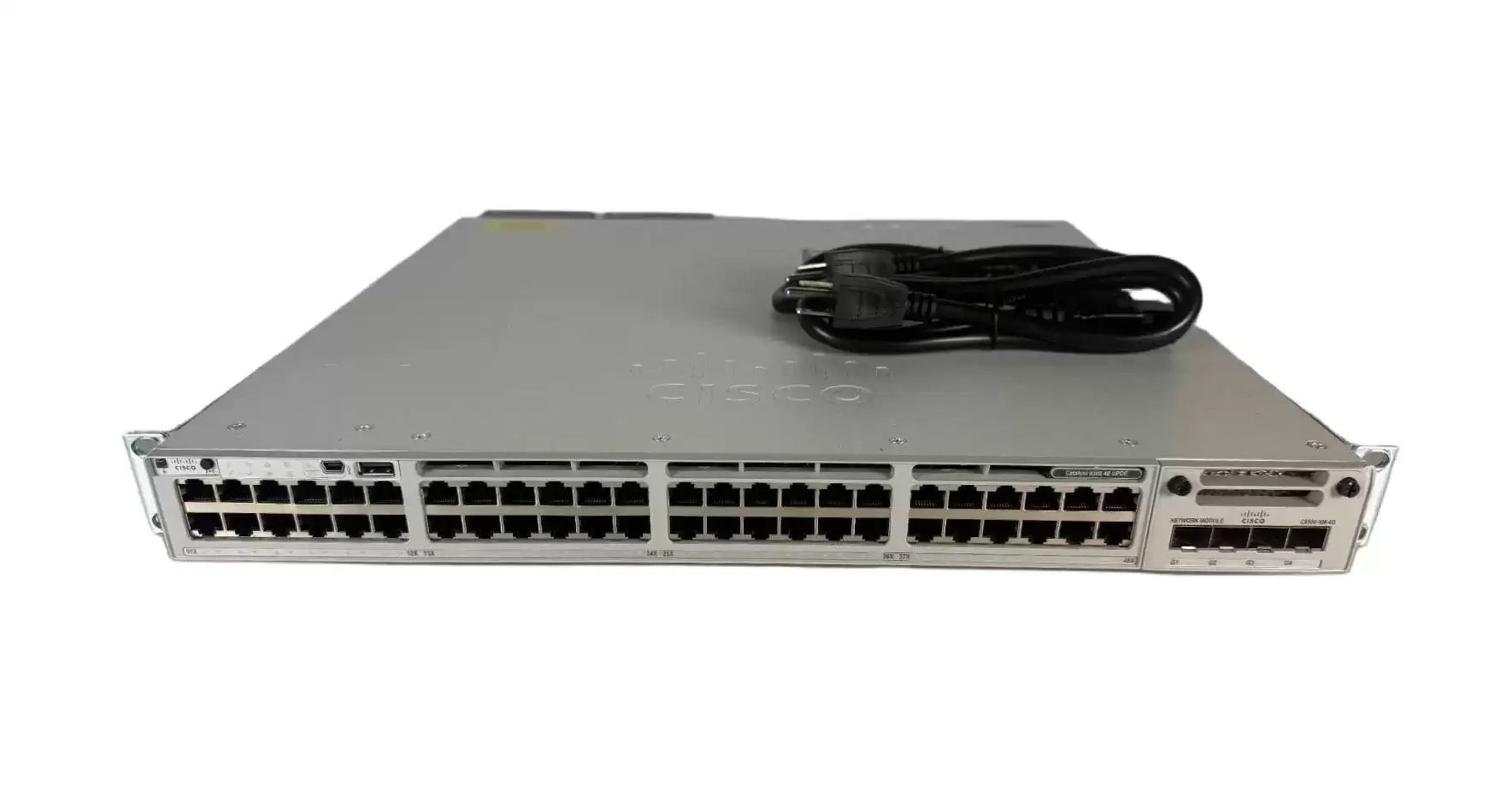 Cisco C9300-48U-E Catalyst 9300 48-Ports 1GbE UPoE Layer 3 Rack Mount Managed Network Switch