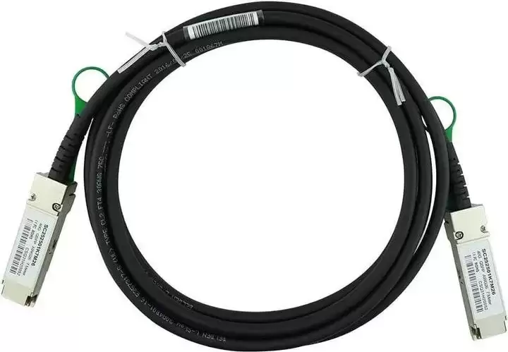 Dell CBL-QSFP-40GE-PASS-1M Force10 1m 40GbE QSFP+ to QSFP+ Passive Direct Attach Copper Twinax Cable