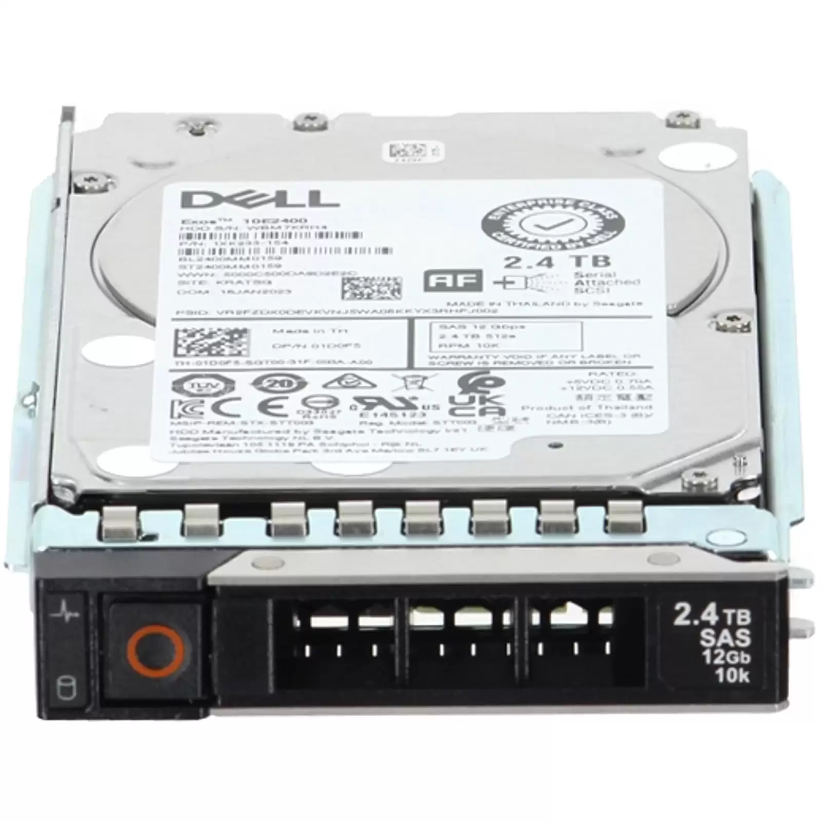 Dell 0CHK8P 2.4TB SAS 12Gb/s Hot Swap 10000RPM 256MB Cache (512e) 2.5 Inch Internal Hard Drive with Tray for PowerEdge G14