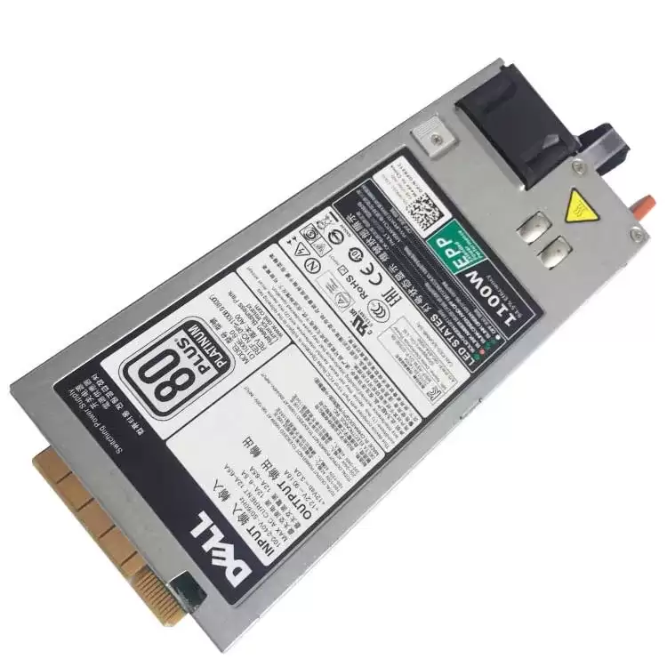 Dell D1100E-S1 1100-Watts 80 Plus Platinum Redundant Power Supply for PowerEdge R730 R630 and T430