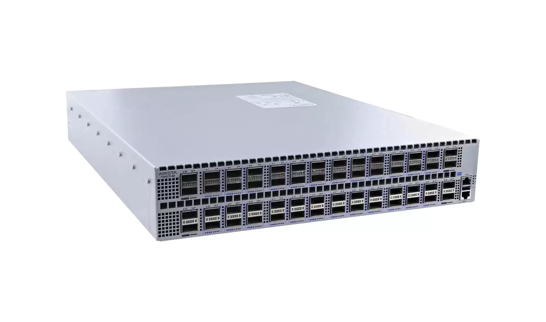 Arista DCS-7280CR-48-R 7280R2 48-Ports 100GbE QSFP28 Layer 3 2U Rack Mount Managed Network Switch