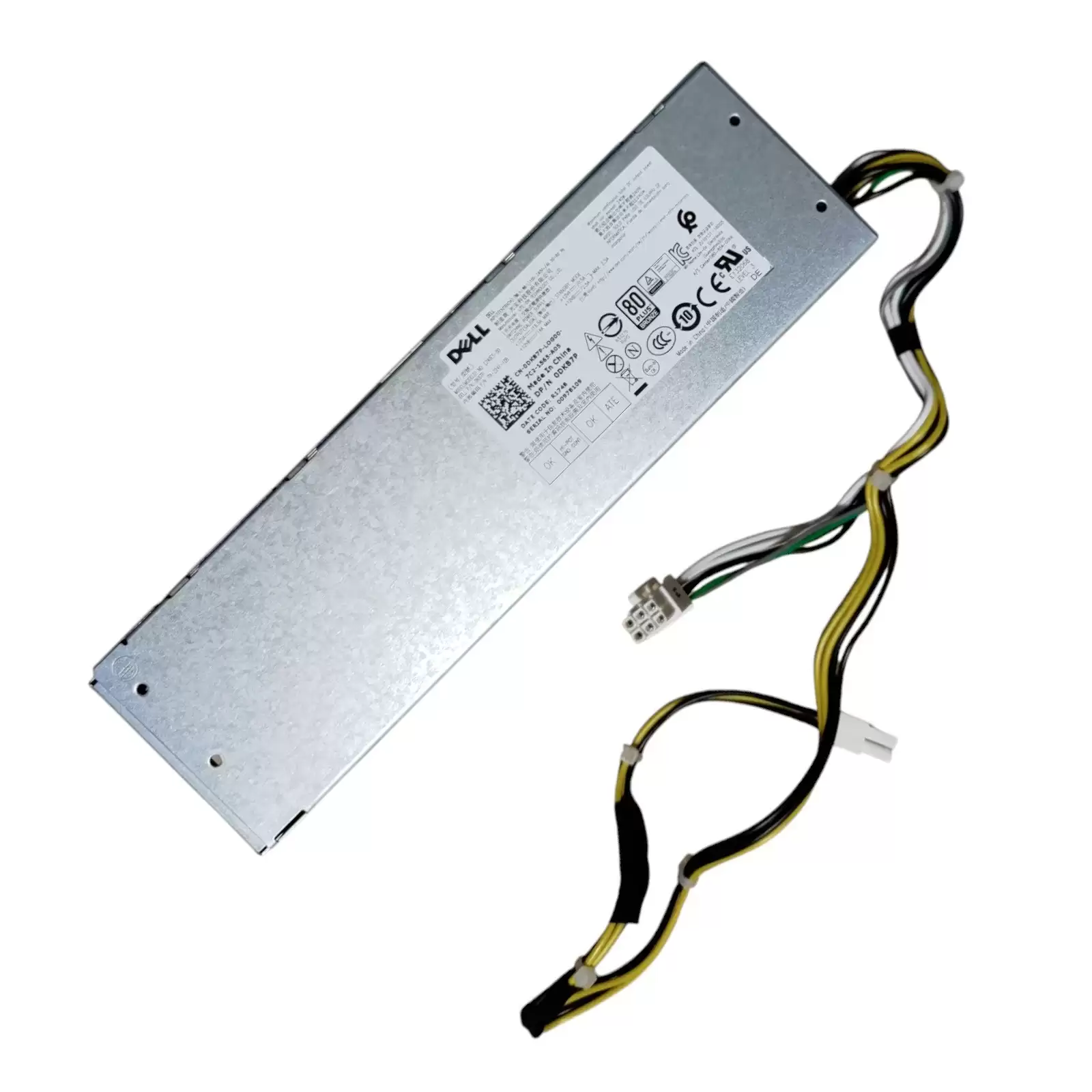 Dell 0DK87P 240-Watts 80 Plus Bronze Power Supply for OptiPlex 3040 3050 5040 7040 and 7050 SFF