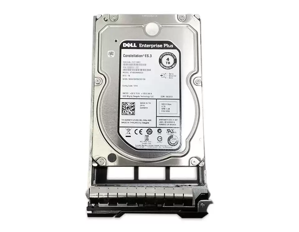 Dell 0DRMYH 4TB SAS 6Gb/s Hot Swap 7200RPM 128MB Cache 3.5-inch Internal Hard Drive with Tray for Compellent SCv2000 and SCv4020
