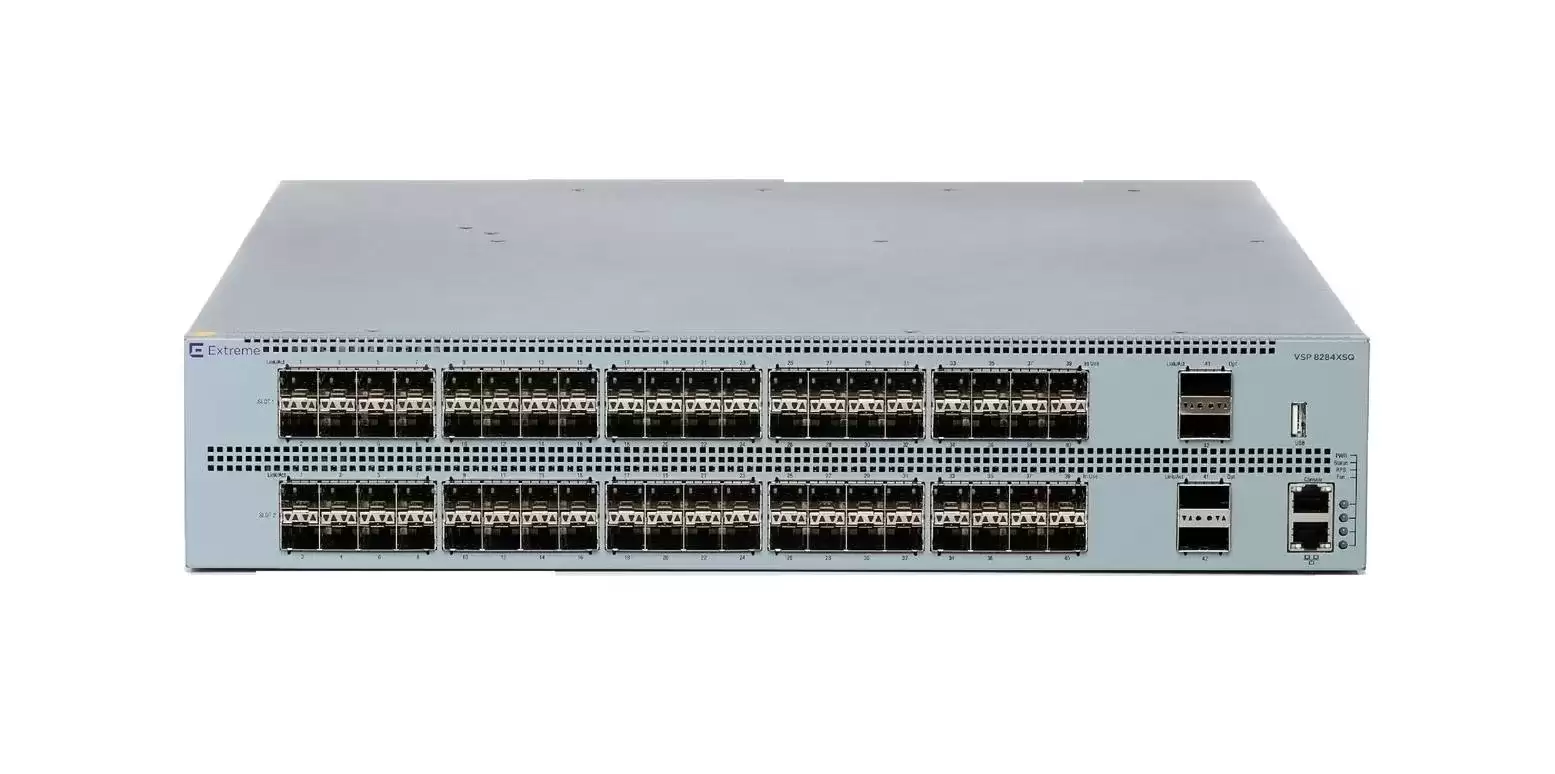 Extreme Network EC8200A01-E6GS 80-Ports 10GbE SFP+ and 4-Ports 40GbE QSFP+ Virtual Service Platform