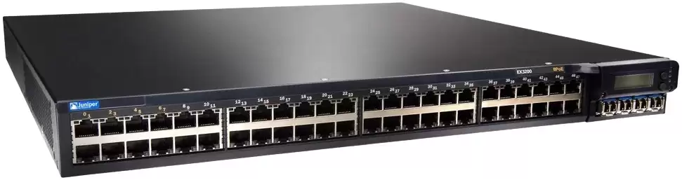 Juniper EX3200-48T EX3200 Series 48-Ports 1GbE RJ-45 Rack Mountable Layer 3 Managed Network Switch