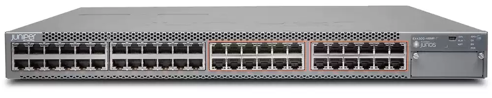 Juniper EX4300-48MP-S EX4300 Series 48-Ports 1GbE RJ-45 Rack Mountable Layer 3 Managed Network Switch