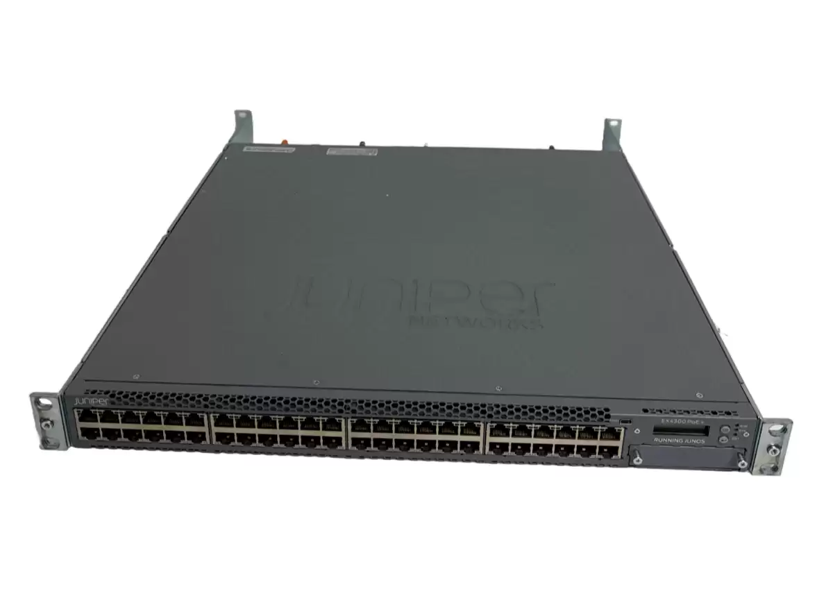 Juniper EX4300-48P-TAA EX4300 Series 48-Ports 1GbE RJ-45 Rack Mountable Layer 3 Managed Network Switch