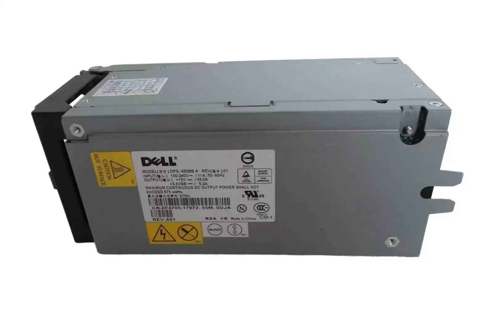 Dell F4705 675-Watts Hot Swap Redundant Power Supply PowerEdge 1800