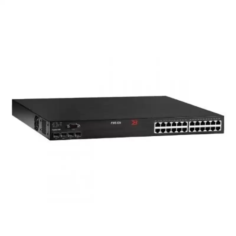 Brocade FWS624 FastIron WS Series 24-Ports 10GbE RJ-45 Rack Mountable Layer 3 Managed Network Switch With 4-Ports SFP