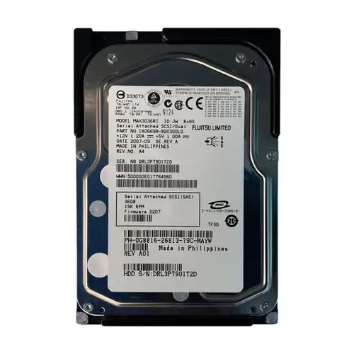 Dell G8816 36GB SAS 3Gb/s 15000RPM 3.5-inch Internal Hard Drive for PowerEdge Servers
