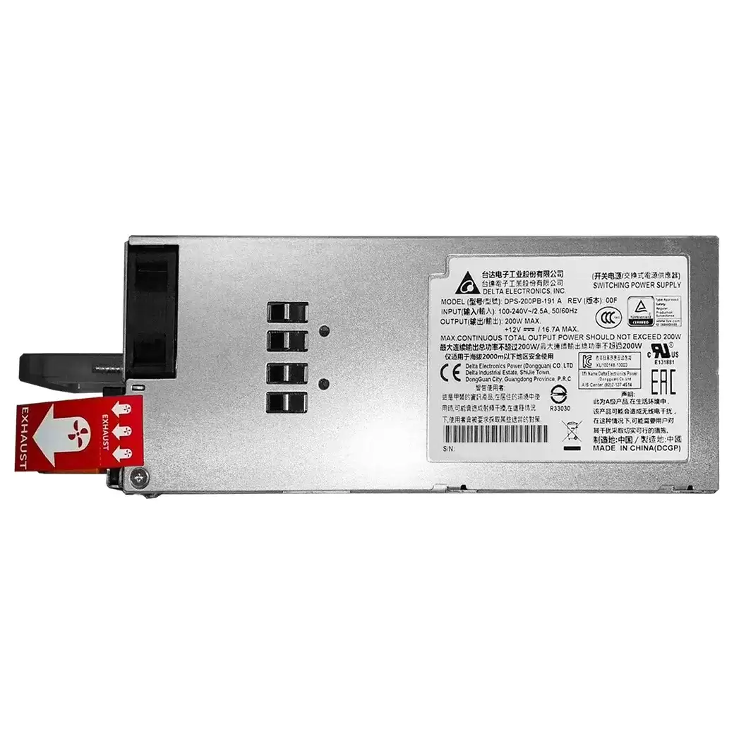 Dell H2MKC 200-Watts Hot Swap Non Redundant Power Supply for Networking N3000 Series