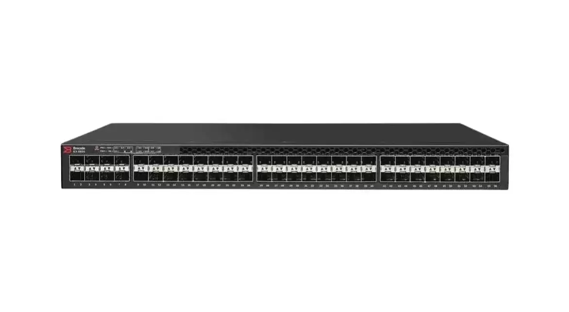 Ruckus ICX6650-56-E-ADV ICX 6650 Series 56-Ports 10GbE SFP+ Layer 3 Rack Mountable Managed Network Switch with 2-Ports QSFP+
