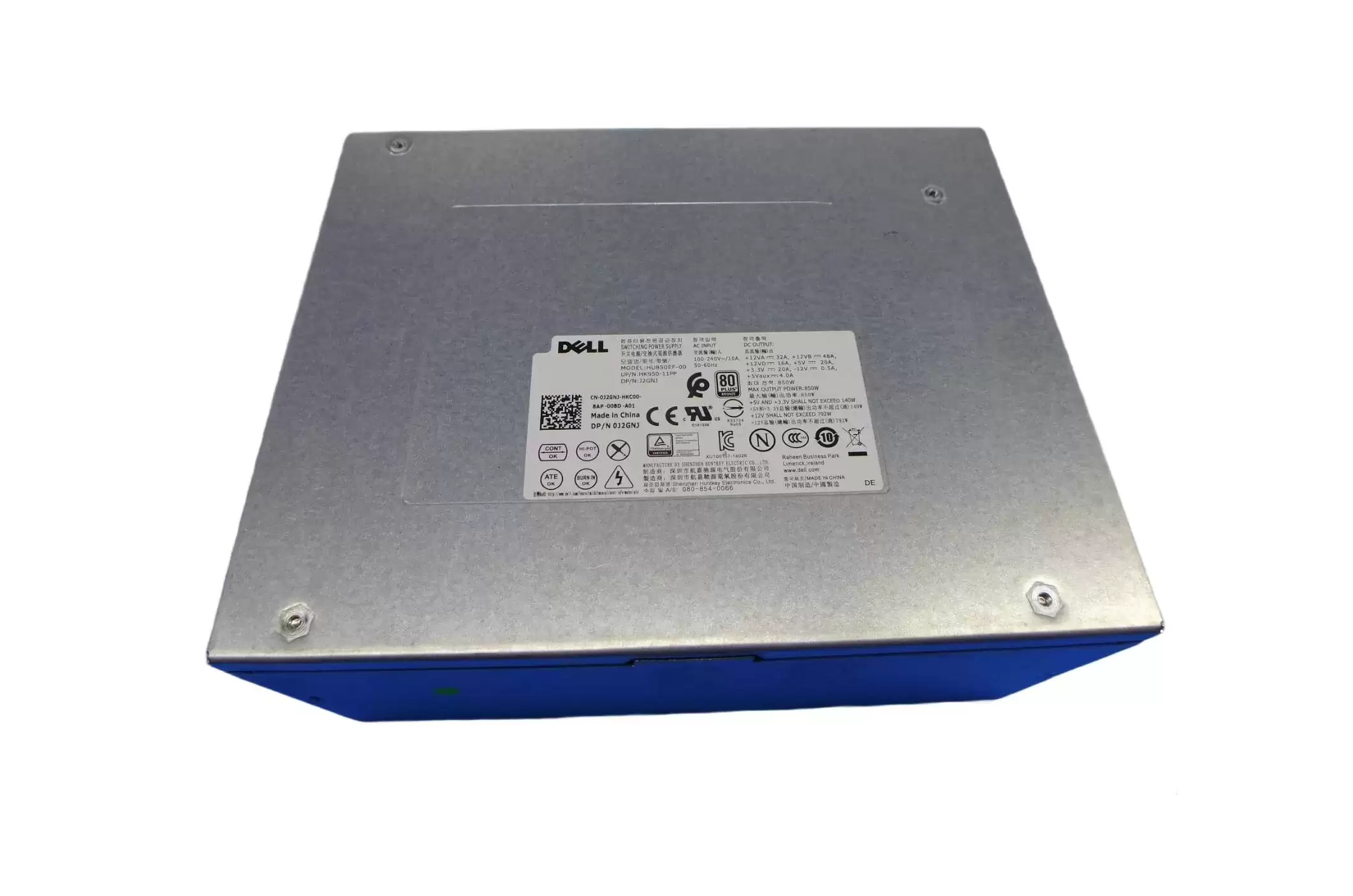 Dell J2GNJ 850-Watts 80 Plus Bronze Fully Modular Power Supply for Alienware Aurora R5 and R6