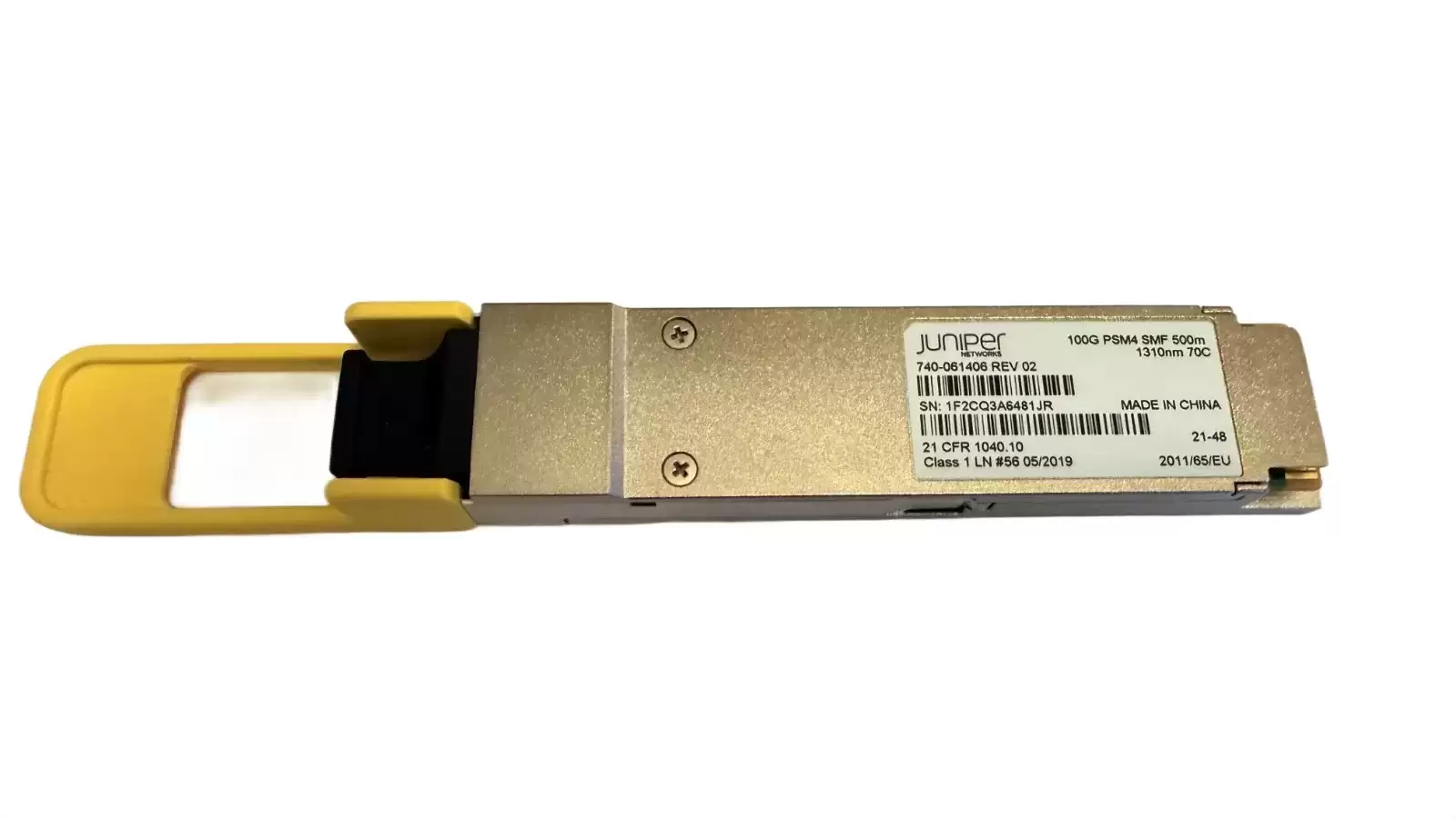 Juniper JNP-QSFP-100G-PSM4 100GBASE-PSM4 Single-Mode Fibre 500m 1310nm MTP/MPO-12 Connector QSFP28 Transceiver Module