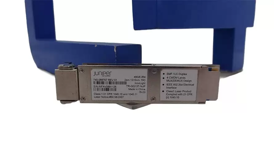 Juniper JNP-QSFP-40GE-IR4 40GBASE-IR4 Single-Mode Fibre 2Km 1310nm DOM Duplex LC Connector QSFP Transceiver Module