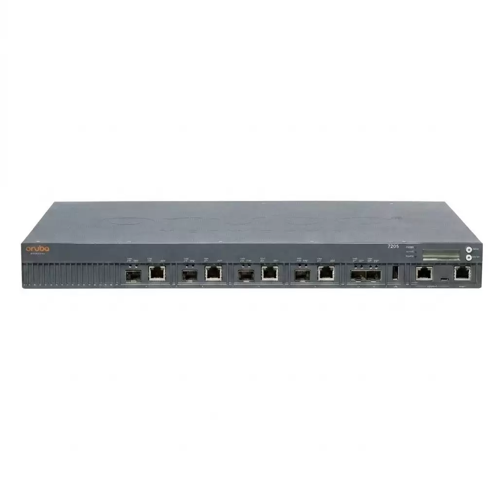 HPE JW736A Aruba 7205 2-Ports 10GbE SFP+ Rack Mountable Mobility Controller with 4-Ports SFP