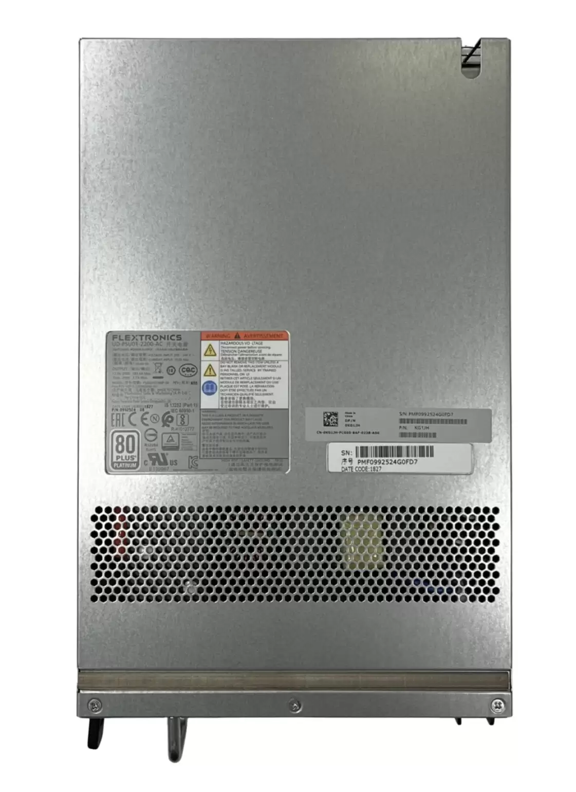 Dell 0KG1JH 2200-Watts 80 Plus Platinum Hot Swap Power Supply for PowerVault ME4084