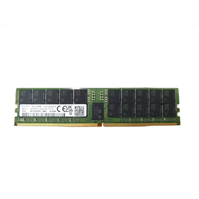 Samsung M321R8GA0PB0-CWM 64GB 5600MHz DDR5 PC5-44800 ECC-Registered CL46 DIMM 288-Pin 1.1V Dual Rank x4 Memory Module