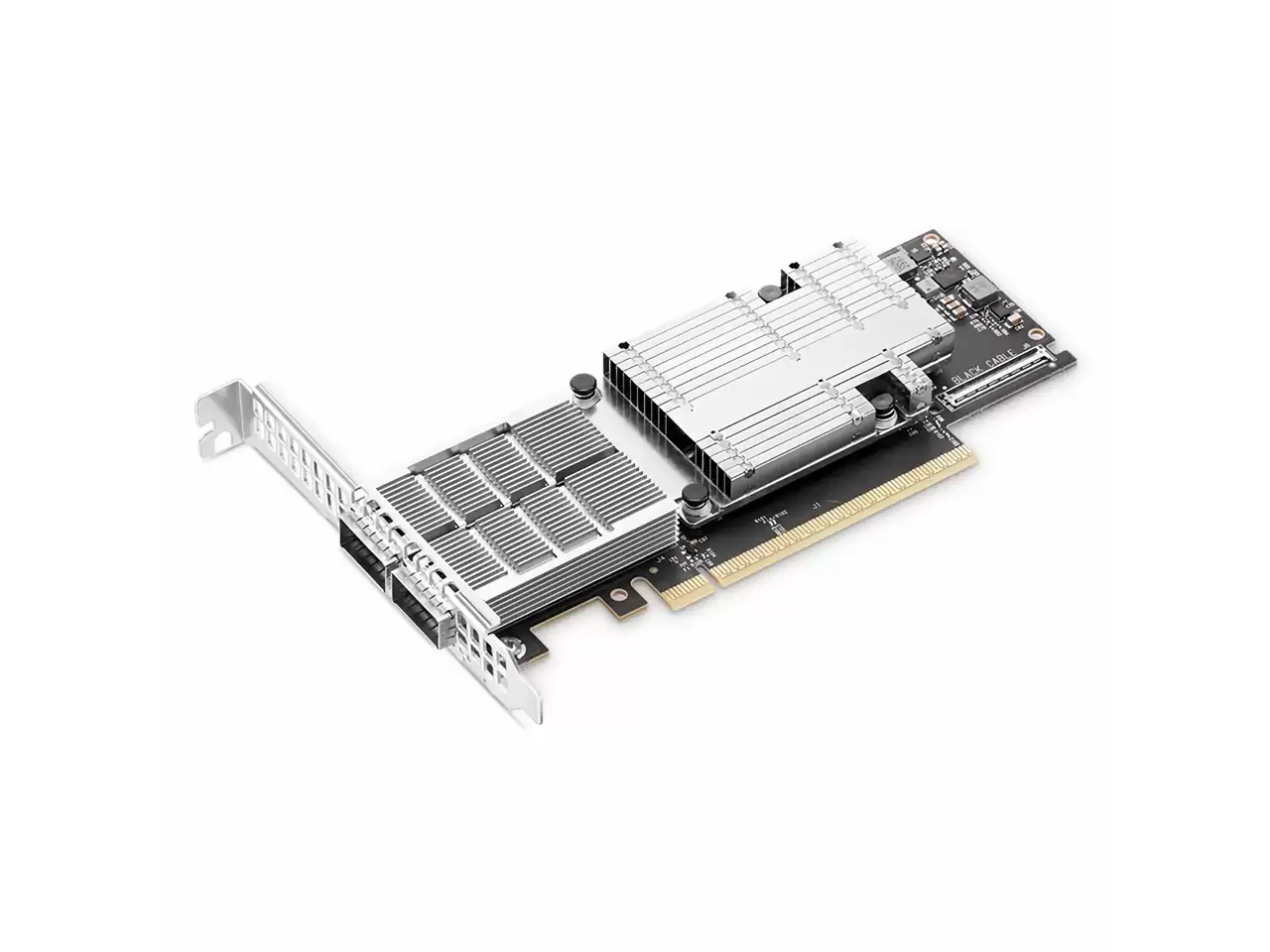 Mellanox MCX755106AS ConnectX-7 Dual-Port 200GbE QSFP112 PCI Express 5.0 x16 HH-HL Network Adapter