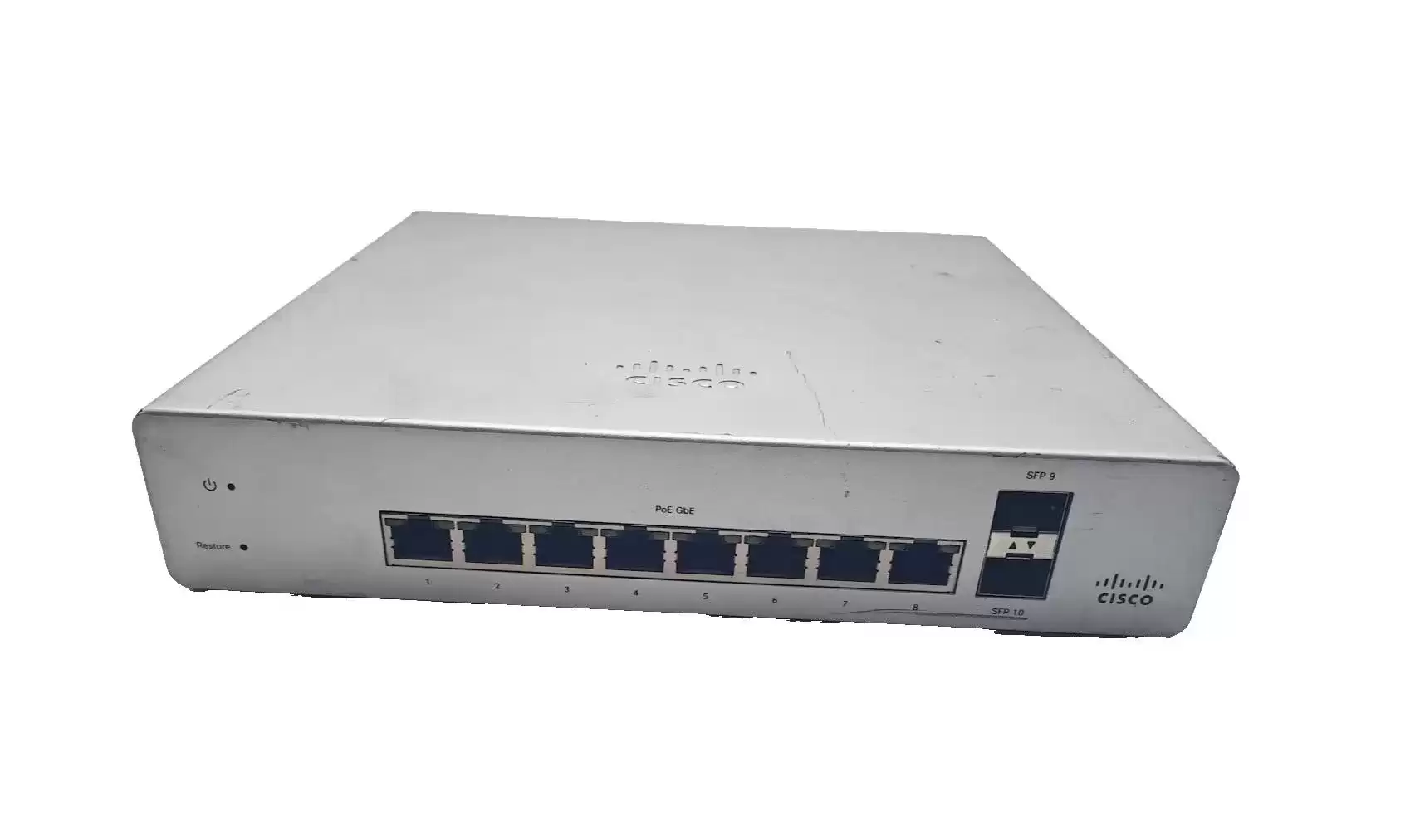 Cisco MS220-8P Meraki MS220 8-Ports 1GbE Ethernet Layer 2 Rack Mounta Cloud Managed Network Switch