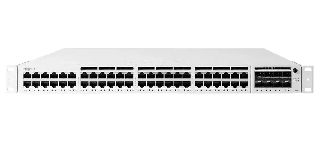 Cisco MS390-48UX-HW Meraki MS390 Series 48-Ports 1GbE RJ-45 Rack Mountable Layer 3 Managed Network Switch with 8 Additional Ports