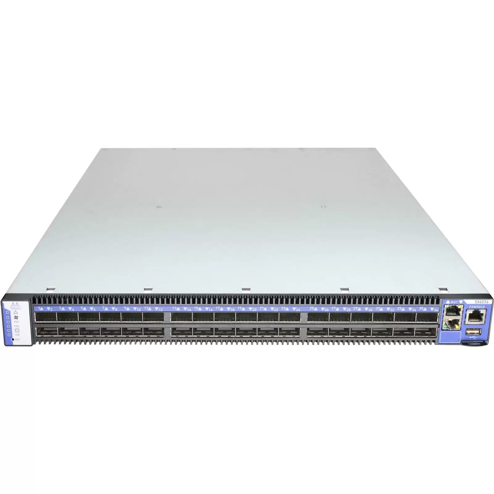 Mellanox MSX6036T-1SFR SwitchX 36-Ports 56GbE QSFP+ Rack Mountable Layer 3 Managed FDR10 InfiniBand Switch
