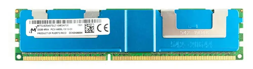 Micron MT72JSZS4G72LZ-1G9E2 32GB 1866MHz DDR3 PC3-14900 CL13 DIMM 1.5V Quad Rank Memory Module