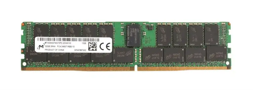 Micron MTA36ASF4G72PZ-2G3A1 32GB 2400MHz DDR4 PC4-19200 CL17 DIMM 1.2V Dual Rank Memory Module