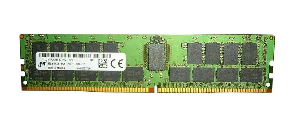Micron MTA36ASF4G72PZ-2G9E2 32GB 2933MHz DDR4 PC4-23466 CL21 DIMM 1.2V Dual Rank Memory Module