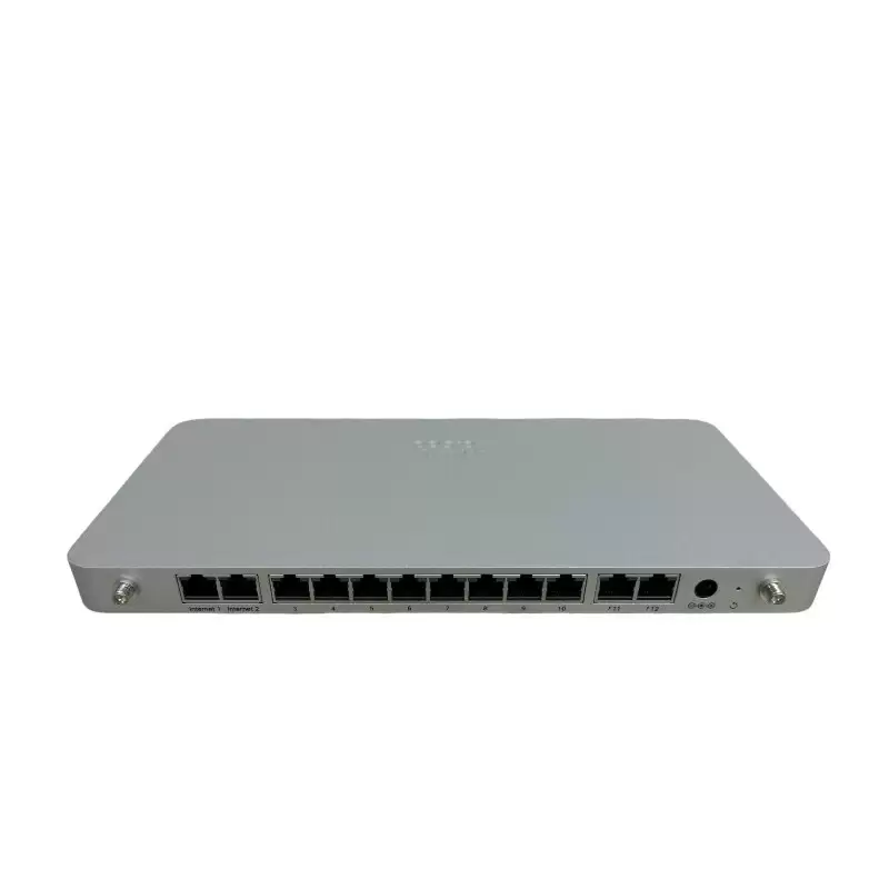 Cisco MX68W-HW Meraki MX68W 10-Ports 10/100/1000BASE-T Ethernet and 2-Ports PoE+ Wi-Fi 5 Wall Mountable Cloud Managed Security Appliance
