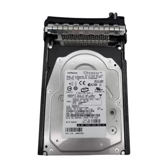 Dell MX946 36GB SAS 3Gb/s Hot Swap 15000RPM 3.5-inch Internal Hard Drive with Tray for PowerEdge 2950