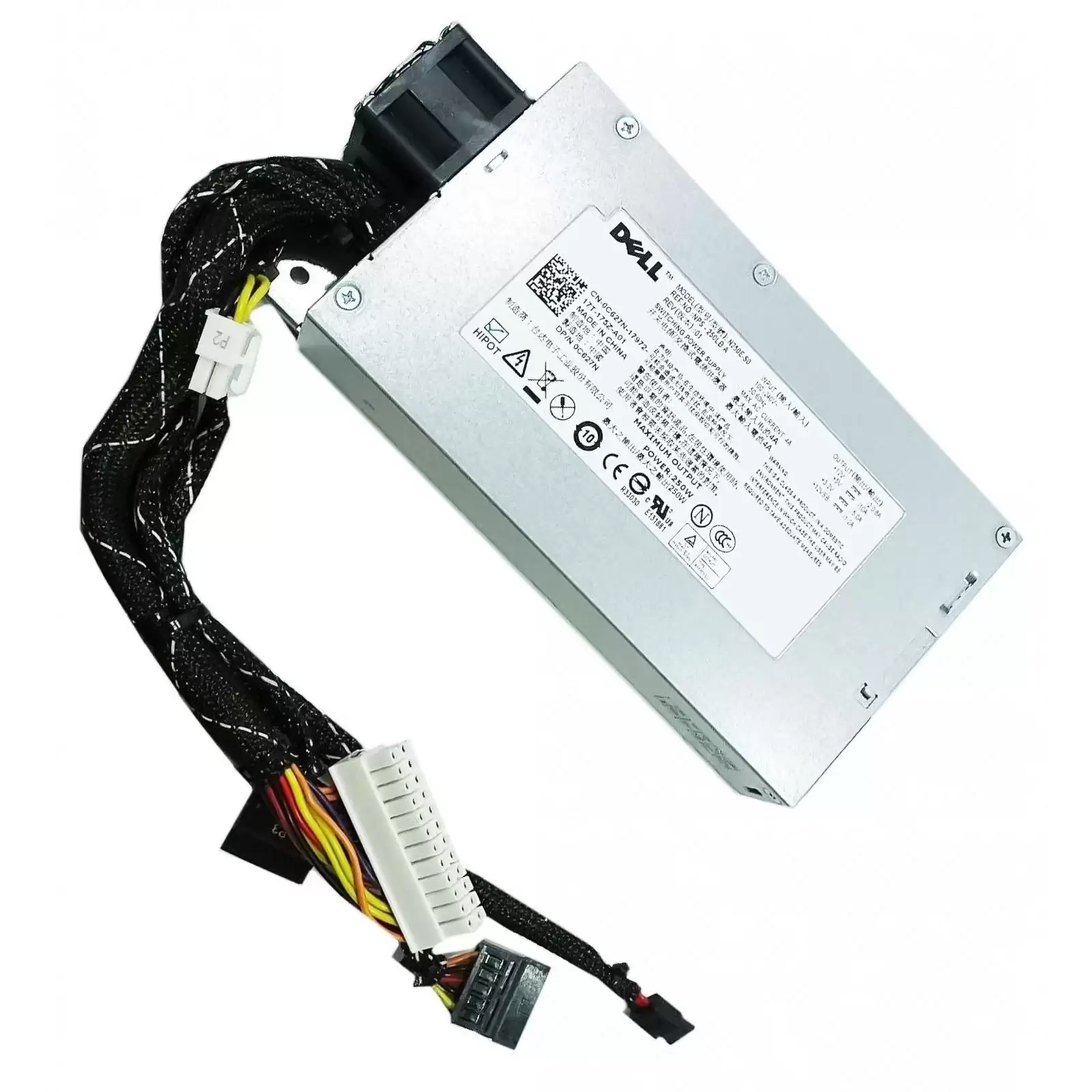 Dell N250E-S0 250-Watts 80 Plus Silver Non Hot Swap Non Redundant Power Supply for PowerEdge R210