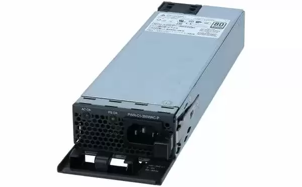 Cisco PWR-C1-350WAC-P 350-Watts 80 Plus Platinum Hot Swap AC Power Supply for Catalyst 9300 Series