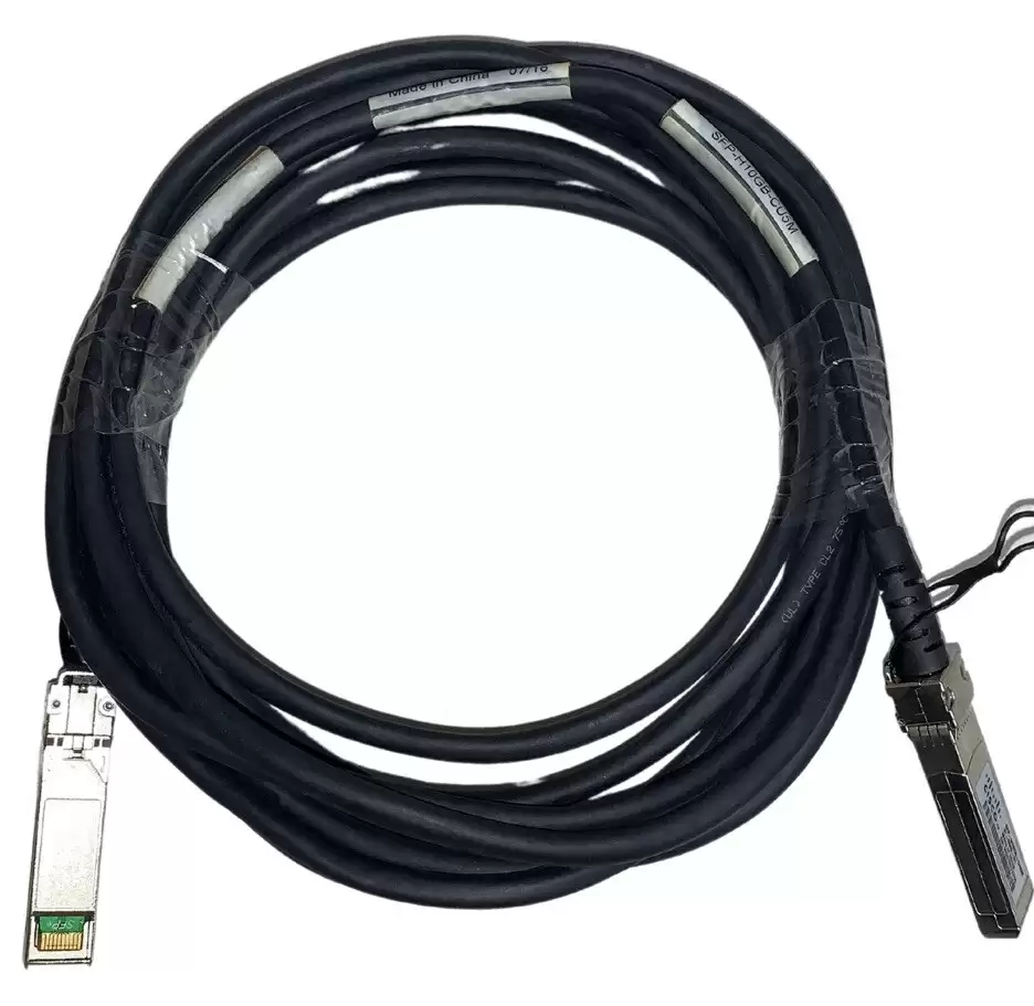 Cisco SFP-H10GB-CU5M 5m 10GbE SFP+ to SFP+ Direct Attach Passive Twinax Copper Cable