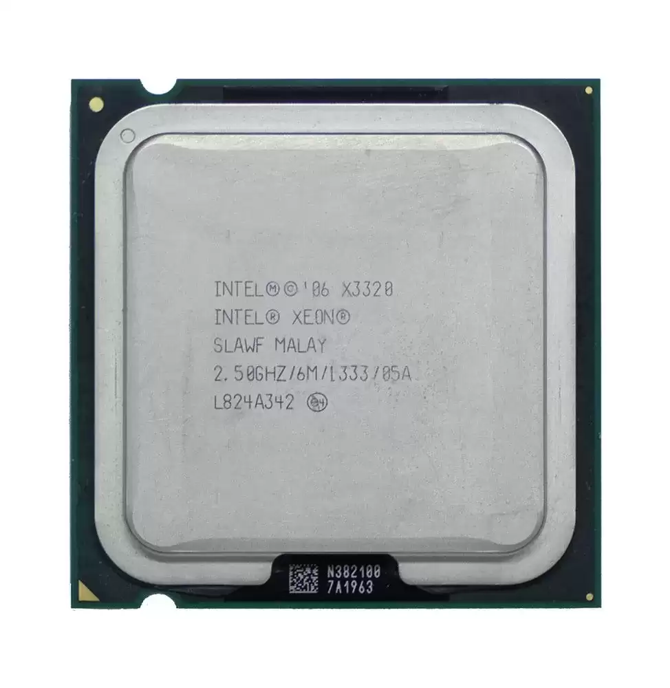 Intel SLAWF Xeon X3320 Quad-Core 2.50GHz 1333MHz FSB 6MB Socket LGA775 Processor