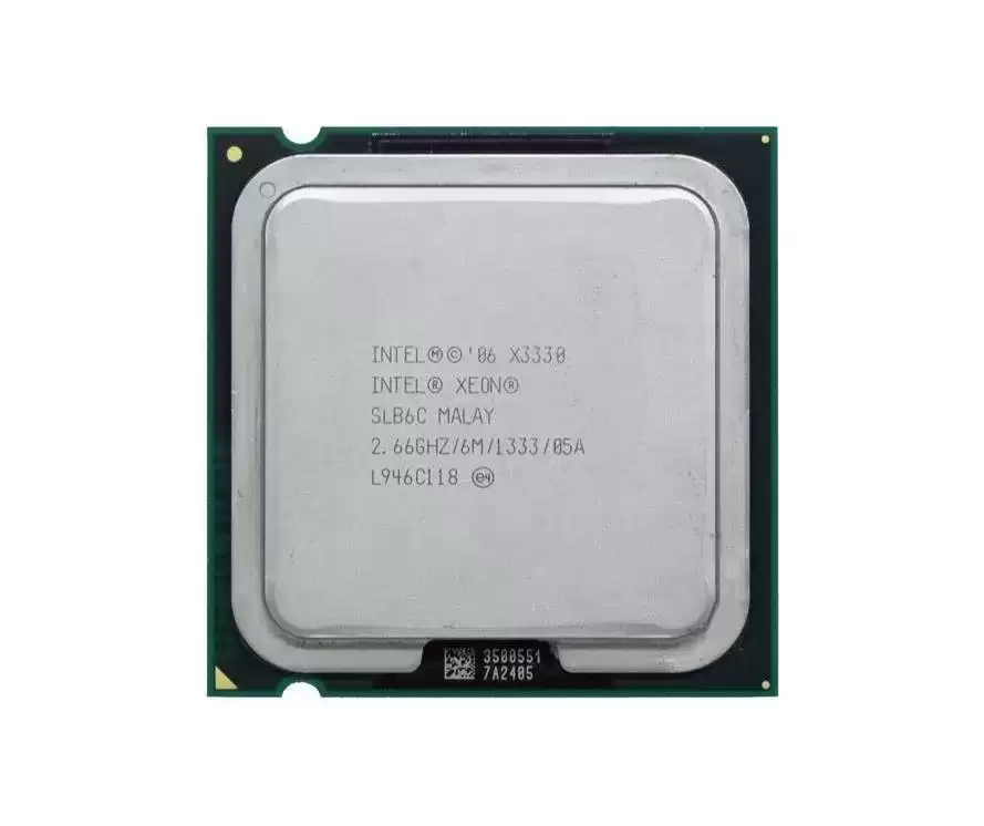 Intel SLB6C Xeon X3330 Quad-Core 2.66GHz 1333MHz FSB 6MB Socket LGA775 Processor