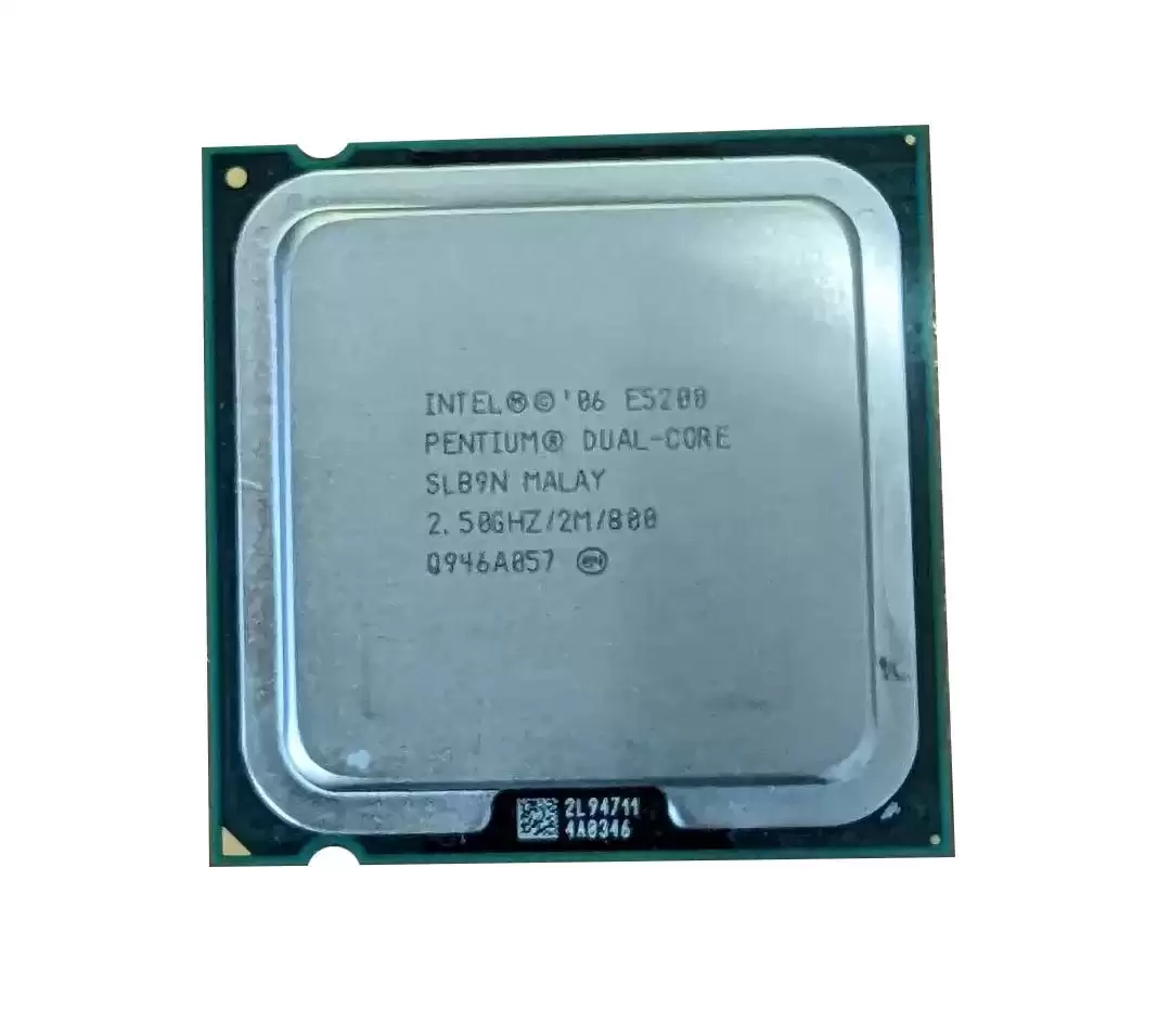 Intel SLB9N Pentium E5200 Dual-Core 2.50GHz 800MHz FSB 2MB Socket LGA775 Processor