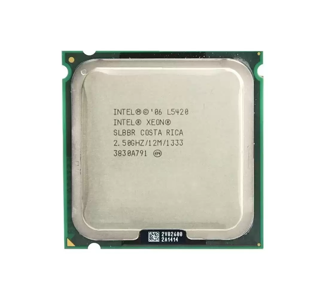Intel SLBBR Xeon L5420 Quad-Core 2.50GHz 1333MHz FSB 12MB Socket LGA771 Processor