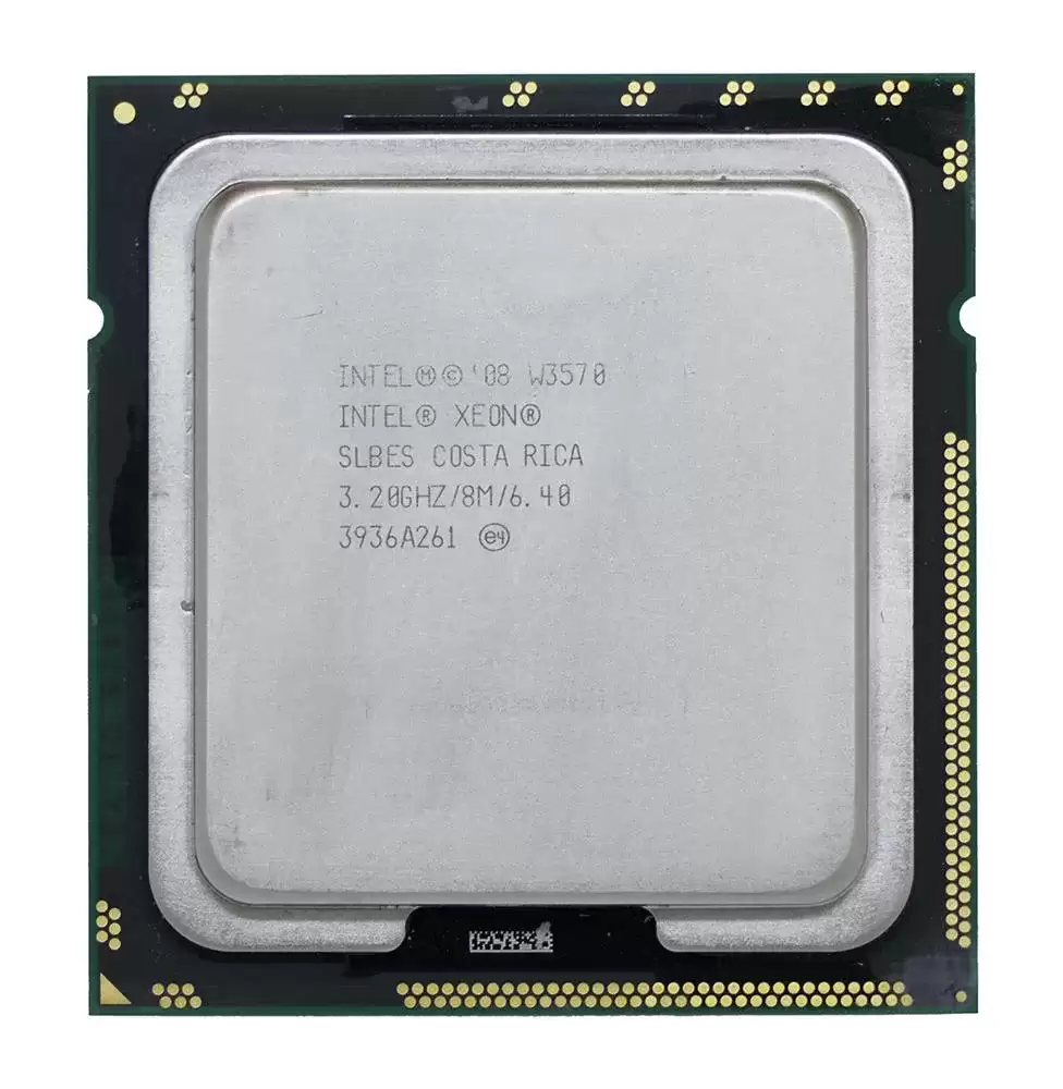 Intel SLBES Xeon UP W3570 Quad-Core 3.2GHz 6.4GT/s QPI 8MB L3 Cache Socket LGA1366 Processor