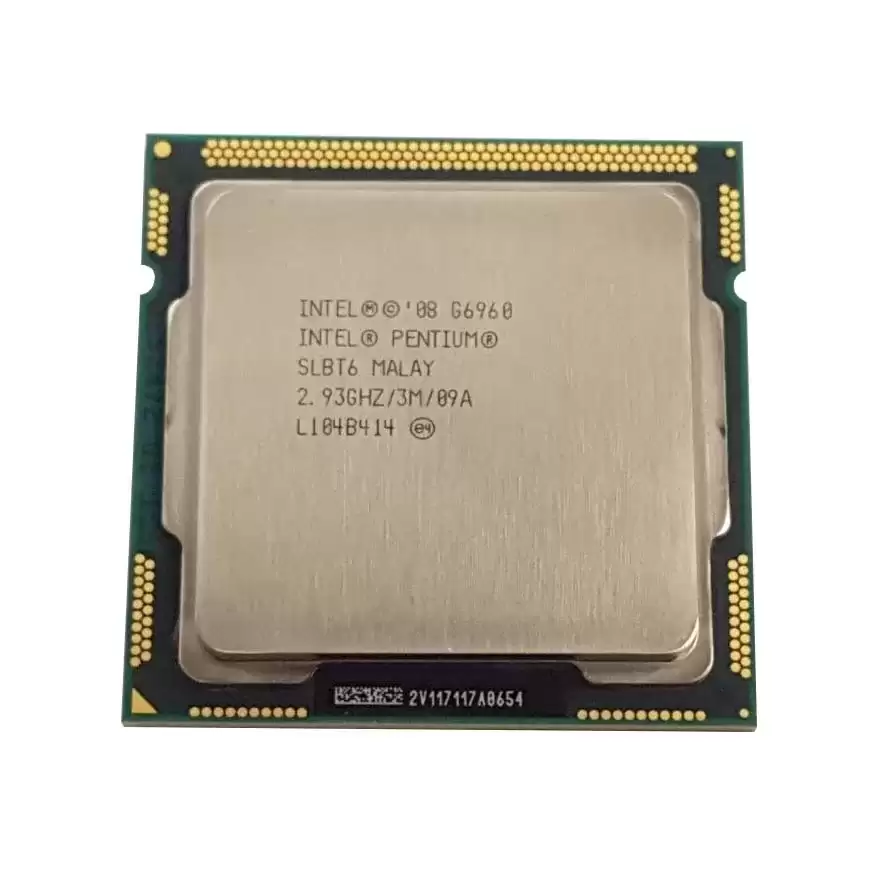 Intel SLBT6 Pentium G6960 Dual-Core 2.93GHz 2.5GT/s 3MB Socket LGA1156 Processor