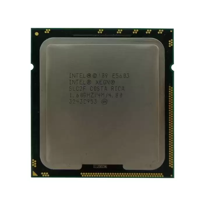 Intel SLC2F Xeon E5603 Quad-Core 1.60GHz 4.80GT/s QPI 4MB L3 Cache Socket LGA1366 Processor