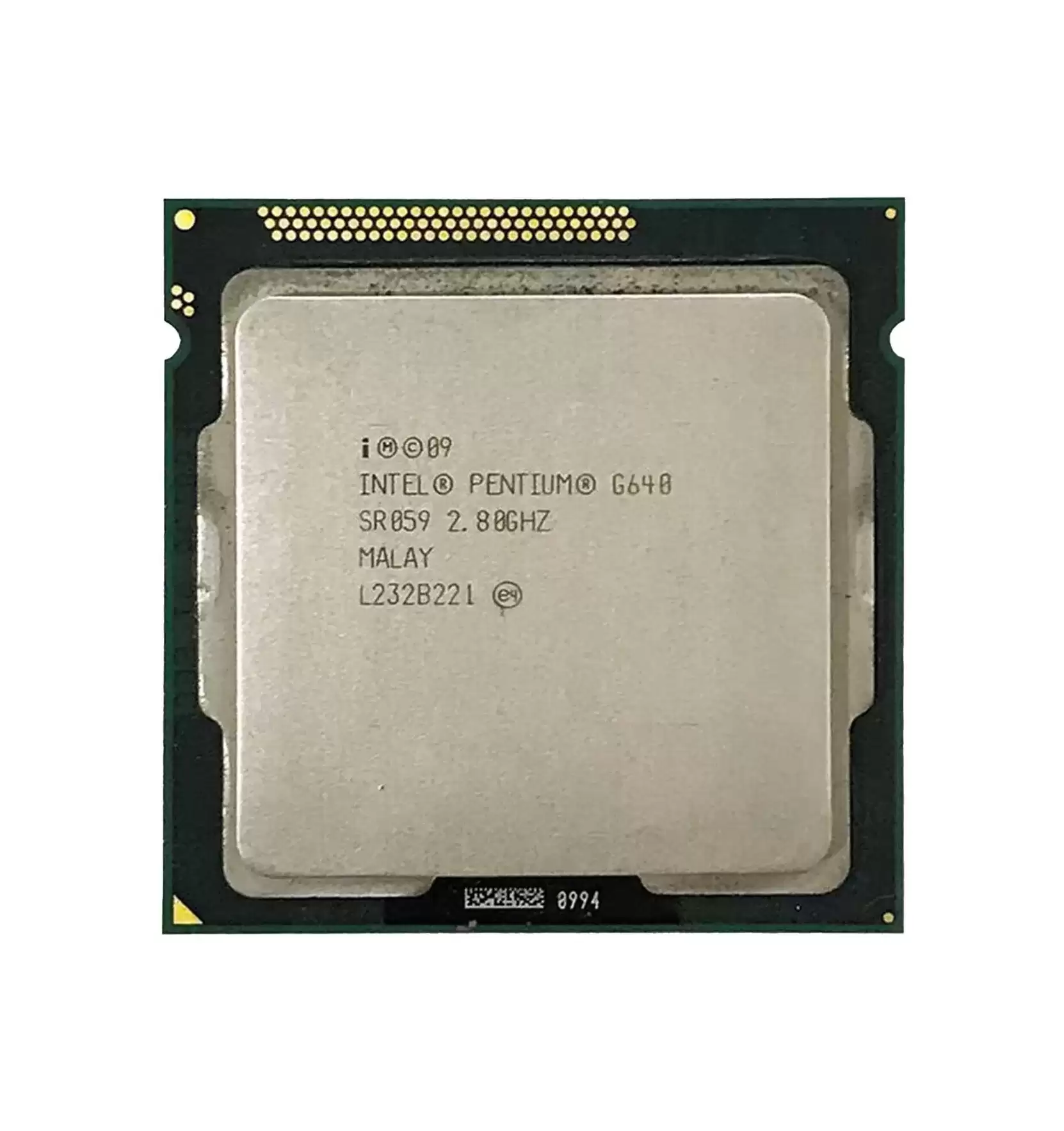 Intel SR059 Pentium G640 Dual-Core 2.80GHz 5GT/s DMI3 3MB Socket LGA1155 Processor