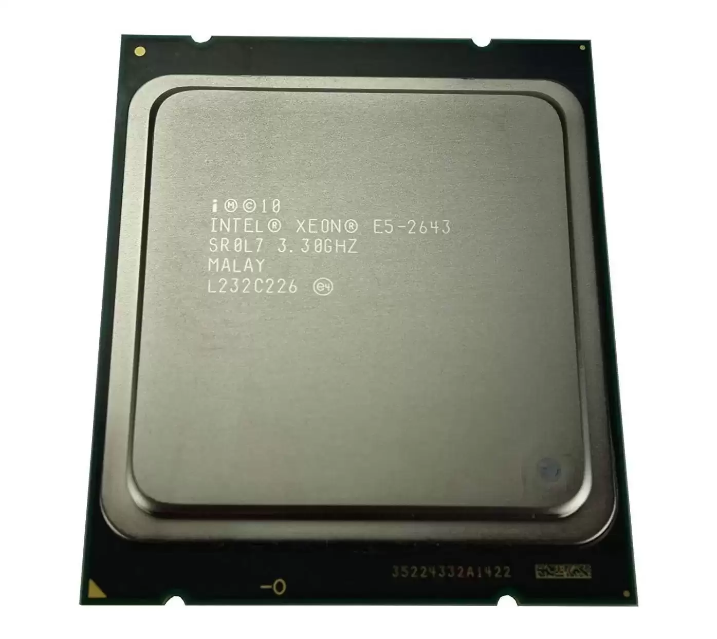 Intel SR0L7 Xeon E5-2643 Quad-Core 3.30GHz 8.00GT/s QPI 10MB Socket LGA2011 Processor