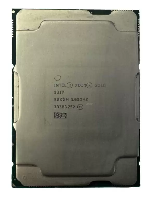 Intel SRKXM Xeon Gold 5317 12-Core 3.00GHz 11.2GT/s UPI 18MB L3 Cache Socket LGA4189 Processor